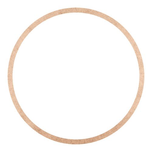 Recorte Moldura Cir 55 cm Borda 2 cm / MDF 3mm