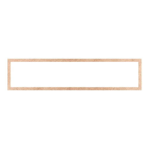 Recorte Moldura Ret 20 x 85 cm Borda 2 cm / MDF 3mm
