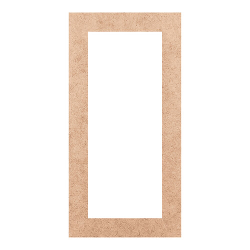 Recorte Moldura Ret 70 x 35 cm Borda 6 cm / MDF 3mm