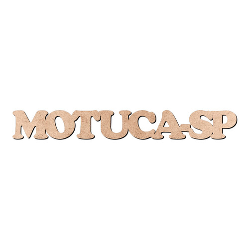 Recorte MOTUCA-SP Cooper Black / MDF 3mm