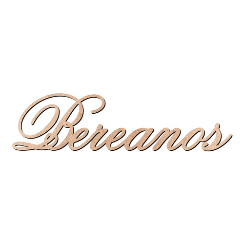 Recorte Bereanos Old Script / MDF 3mm