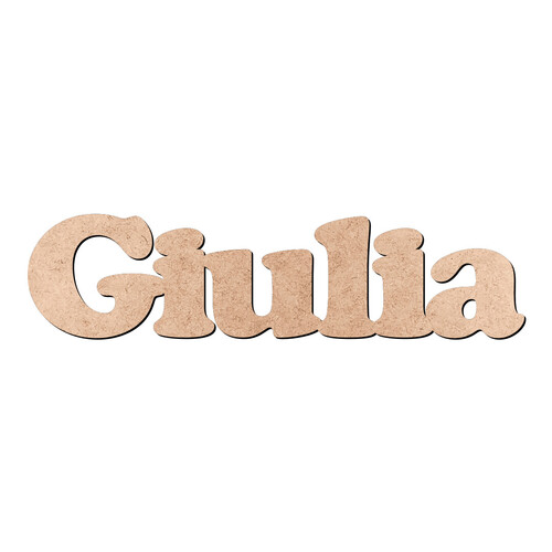 Recorte Giulia Cooper Black / MDF 3mm