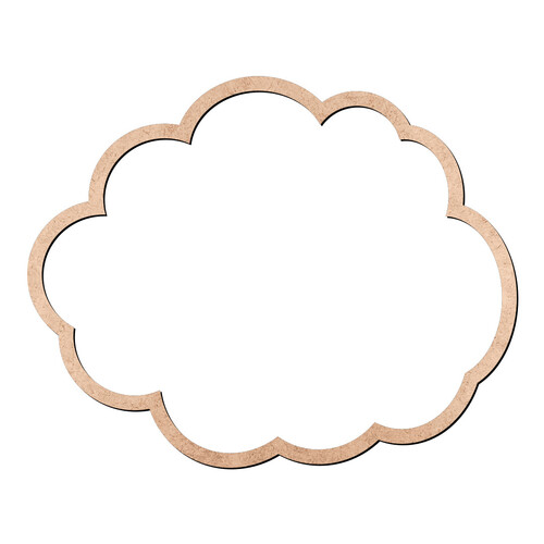 Recorte Moldura Nuvem / MDF 3mm
