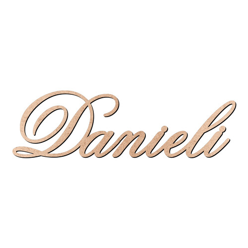 Recorte Danieli Old Script / MDF 3mm