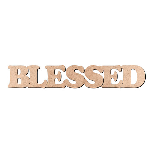 Recorte BLESSED Cooper Black / MDF 3mm