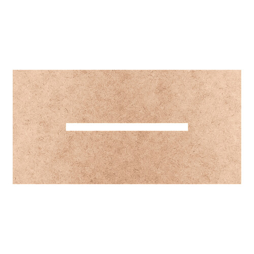 Recorte Moldura Ret 15 x 30 cm Borda 7 cm / MDF 3mm