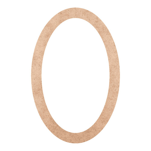 Recorte Moldura Arr 26 x 17 cm Borda 2 cm / MDF 3mm