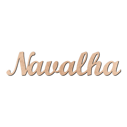 Recorte Navalha Script Mt Std / MDF 3mm