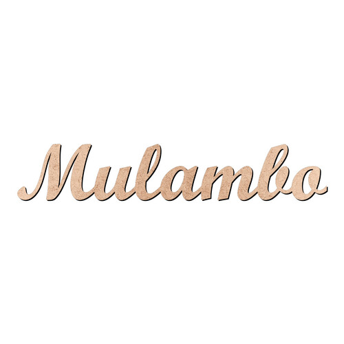 Recorte Mulambo Script Mt Std / MDF 3mm