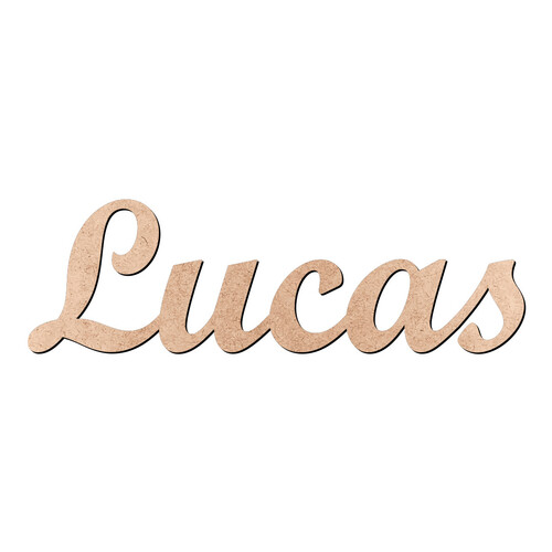 Recorte Lucas Script Mt Std / MDF 3mm