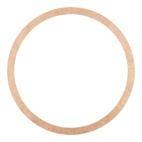 Recorte Moldura Cir 50 cm Borda 2,8 cm / MDF 3mm