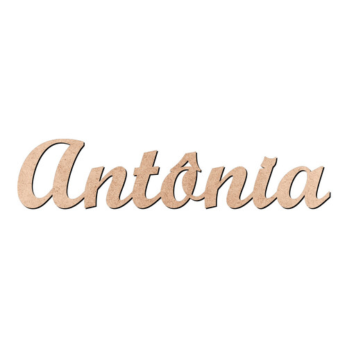 Recorte Antônia Script Mt Std / MDF 3mm