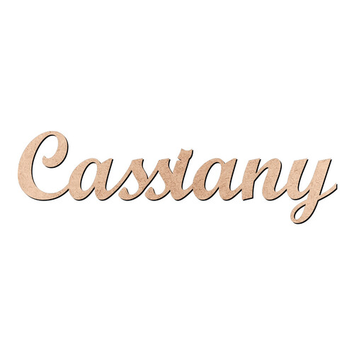 Recorte Cassiany Script Mt Std / MDF 3mm