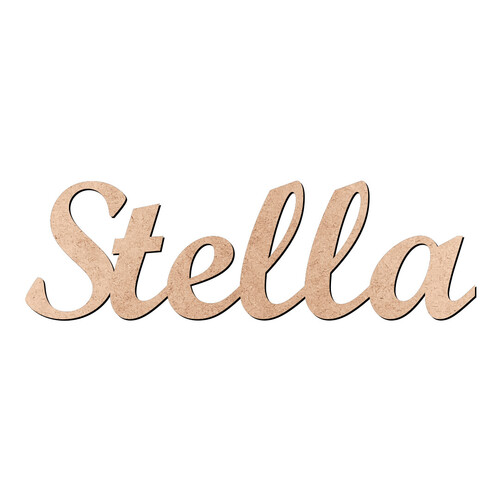 Recorte Stella Script Mt Std / MDF 3mm