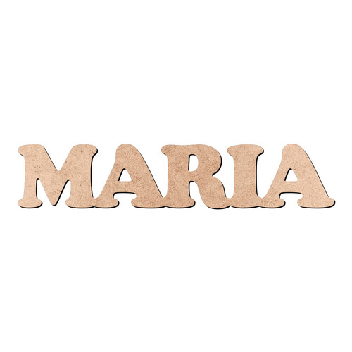 Recorte MARIA Cooper Black / MDF 3mm