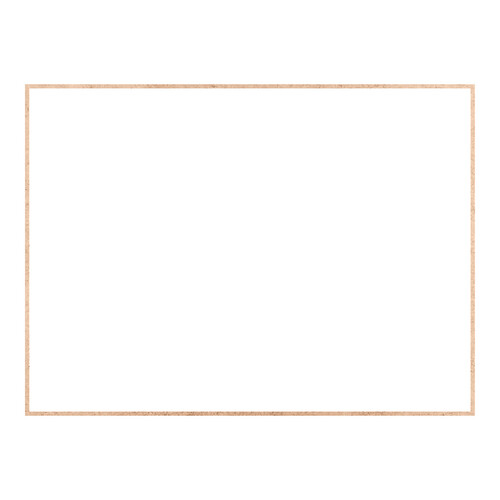 Recorte Moldura Ret 73 x 99 cm Borda 1 cm / MDF 3mm