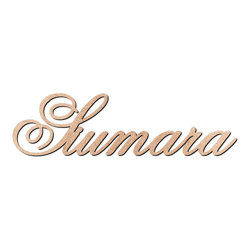 Recorte Siumara Old Script / MDF 3mm