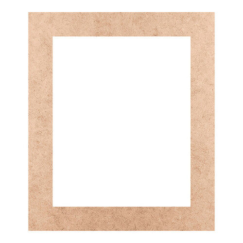 Recorte Moldura Ret 27 x 23 cm Borda 3 cm / MDF 3mm