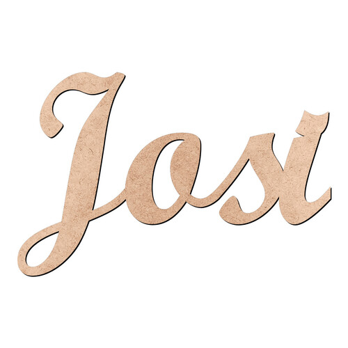 Recorte Josi Script Mt Std / MDF 3mm