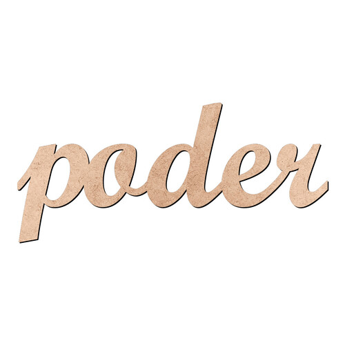 Recorte poder Script Mt Std / MDF 3mm