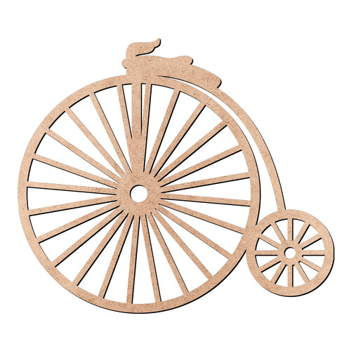 Recorte Bicicleta Penny Farthing / MDF 3mm
