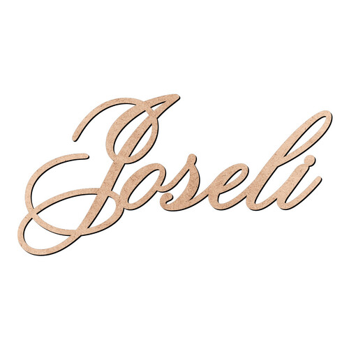 Recorte Joseli Old Script / MDF 3mm