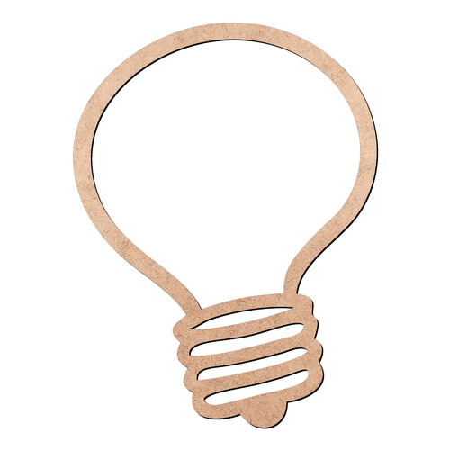 Recorte Lâmpada / MDF 3mm