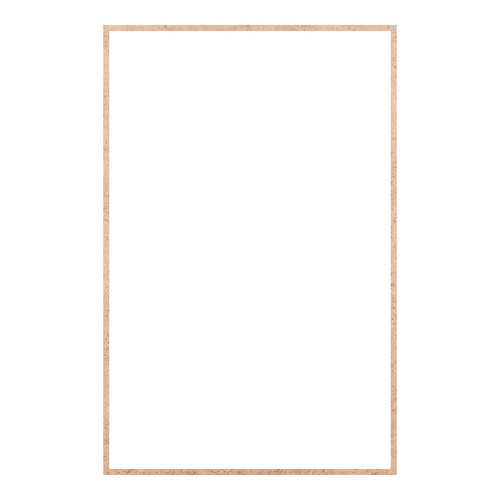 Recorte Moldura Ret 72 x 47 cm Borda 1 cm / MDF 3mm