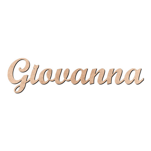 Recorte Giovanna Script Mt Std / MDF 3mm