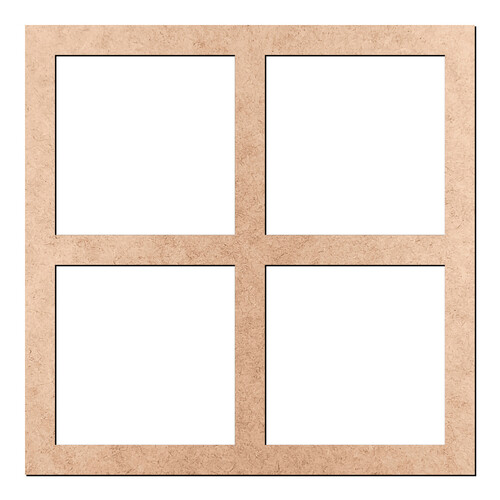 Recorte Janela Quadrada / MDF 3mm
