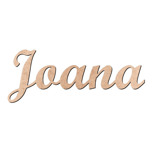 Recorte Joana Script Mt Std / MDF 3mm