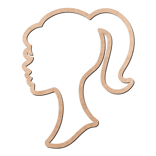 Recorte Barbie Contorno / MDF 3mm