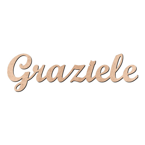 Recorte Graziele Script Mt Std / MDF 3mm