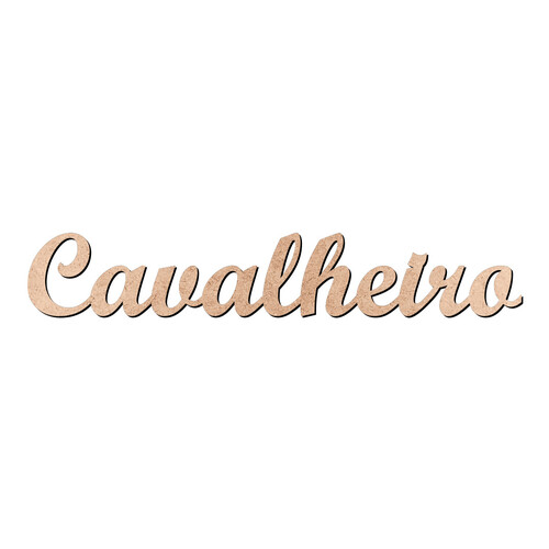 Recorte Cavalheiro Script Mt Std / MDF 3mm