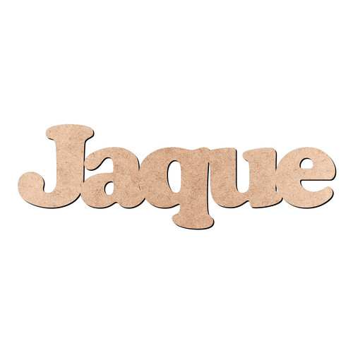 Recorte Jaque Cooper Black / MDF 3mm