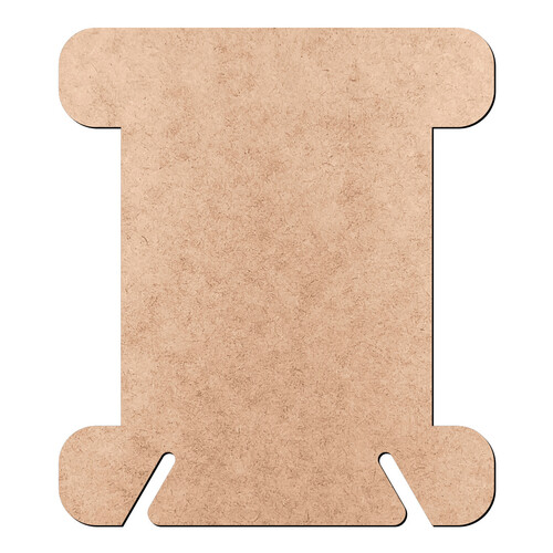 Recorte Plaquinha Enrolar Meada / MDF 3mm