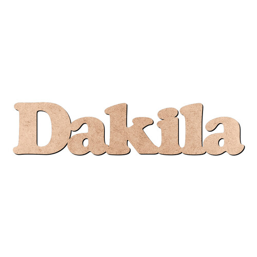 Recorte Dakila Cooper Black / MDF 3mm