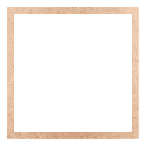 Recorte Moldura Quad 30 cm Borda 1,5 cm / MDF 3mm
