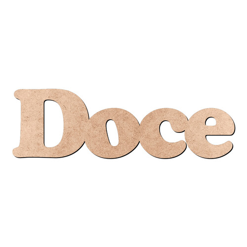 Recorte Doce Cooper Black / MDF 3mm