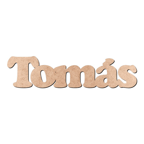 Recorte Tomás Cooper Black / MDF 3mm