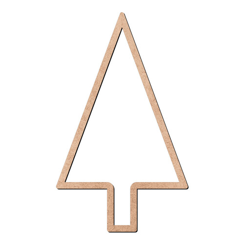 Recorte Pinheiro Contorno / MDF 3mm