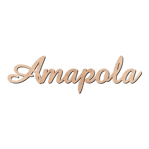Recorte Amapola Amaze / MDF 3mm
