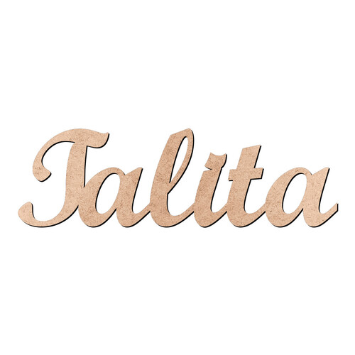 Recorte Talita Script Mt Std / MDF 3mm