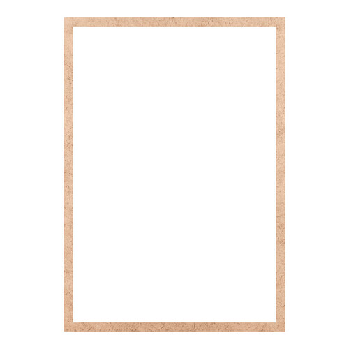 Recorte Moldura Ret 27 x 19 cm Borda 0,8 cm / MDF 3mm
