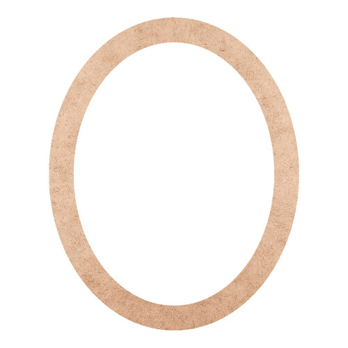 Recorte Moldura Arr 50 x 40 cm Borda 4 cm / MDF 3mm