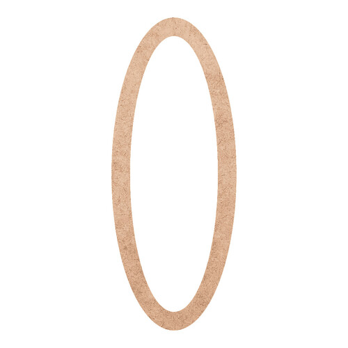 Recorte Moldura Arr 50 x 20 cm Borda 3 cm / MDF 3mm