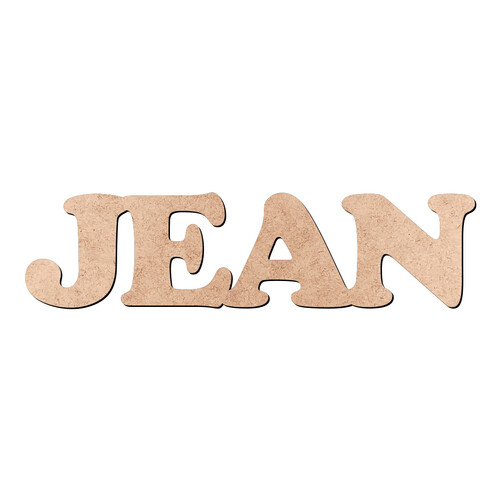 Recorte JEAN Cooper Black / MDF 3mm