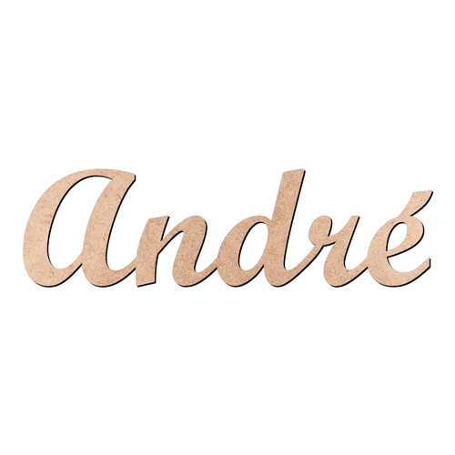 Recorte André Script Mt Std / MDF 3mm