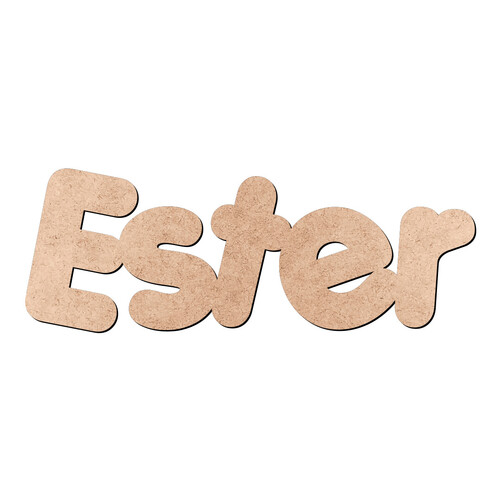 Recorte Ester Porkys / MDF 3mm