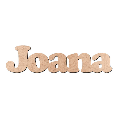 Recorte Joana Cooper Black / MDF 3mm